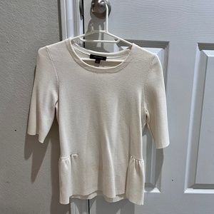 Ann Taylor white medium sweater
